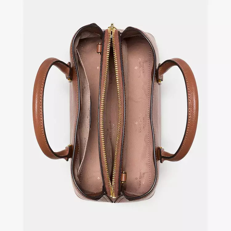 ♠️kate spade Thompson Street Pebbled Leather Small Crossbody Satchel Bag, Warm Gingerbread NWT