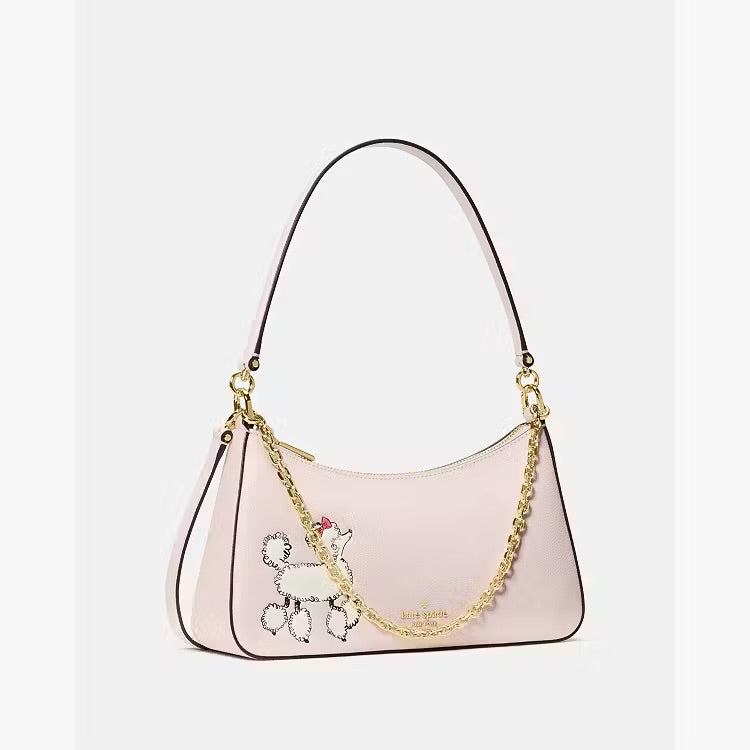♠️kate spade Margot Dottie Poodle Crossbody Shoulder Bag, Light Rosebud Multi NWT