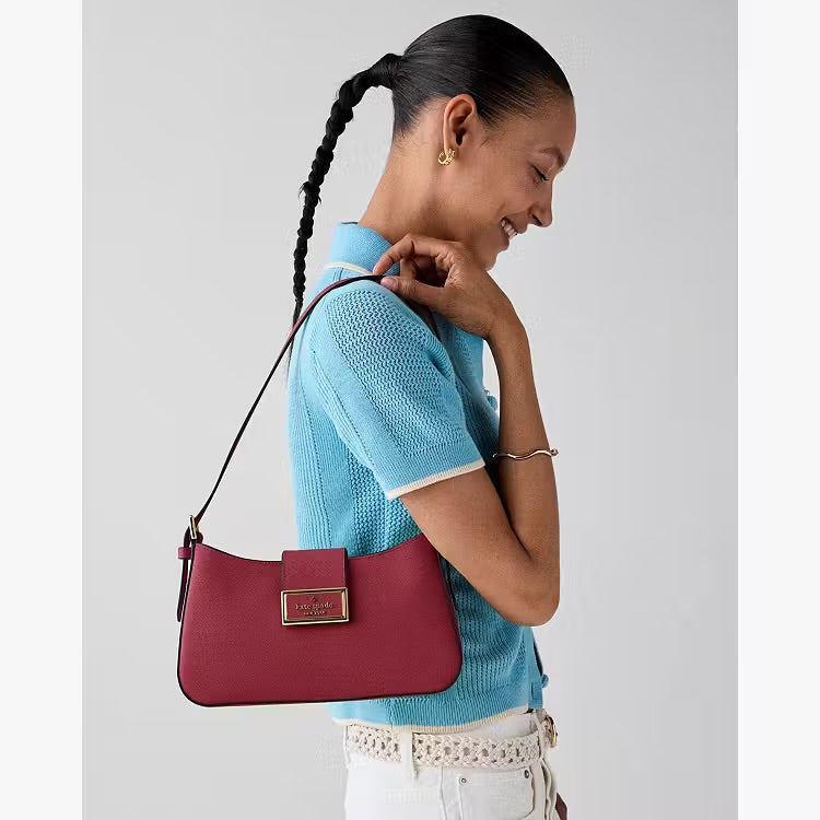 ♠️kate spade Reegan Small Shoulder Bag, Red Jam NWT