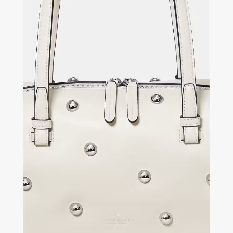 ♠️kate spade Billie Studded Shoulder Bag, Meringue White NWT