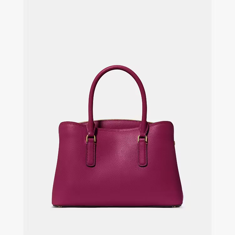 ♠️kate spade Thompson Street Pebbled Leather Small Crossbody Satchel Bag, Dark Raspberry NWT