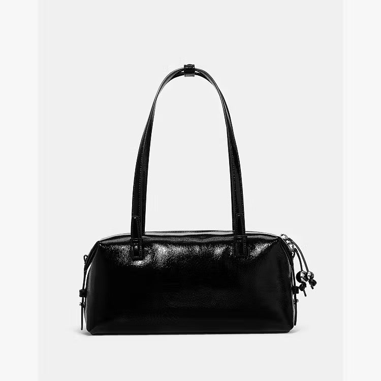 ♠️kate spade Billie Shiny Leather Shoulder Bag, Black NWT
