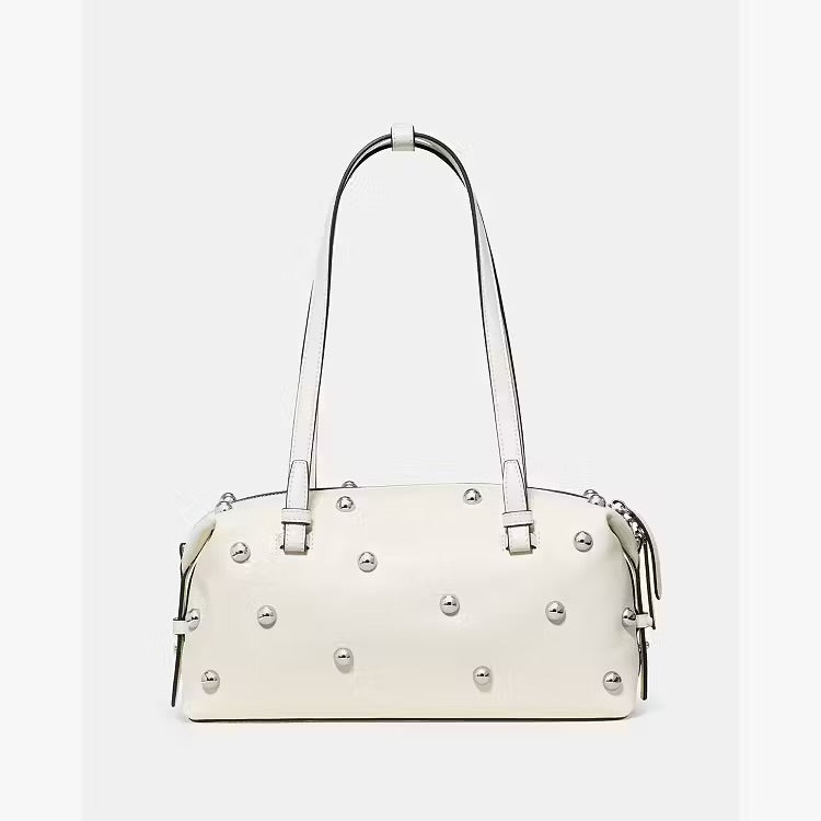 ♠️kate spade Billie Studded Shoulder Bag, Meringue White NWT