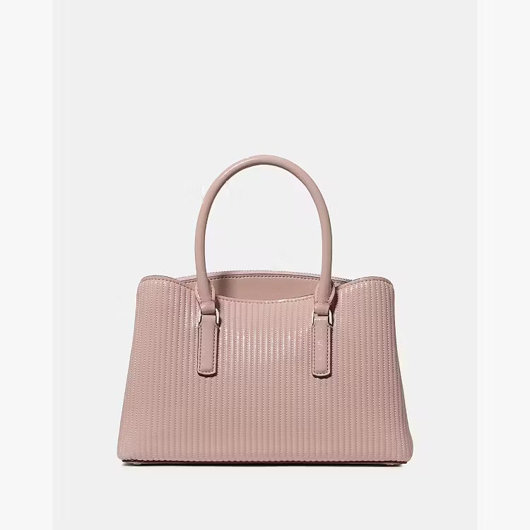♠️kate spade Thompson Street Shiny Quilted Small Crossbody Satchel Bag, Rose Smoke NWT