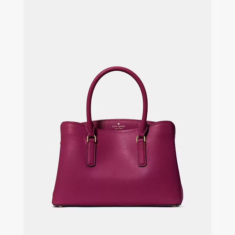 ♠️kate spade Thompson Street Pebbled Leather Small Crossbody Satchel Bag, Dark Raspberry NWT