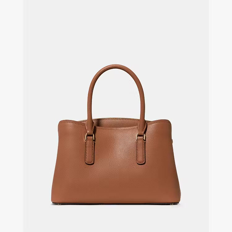 ♠️kate spade Thompson Street Pebbled Leather Small Crossbody Satchel Bag, Warm Gingerbread NWT