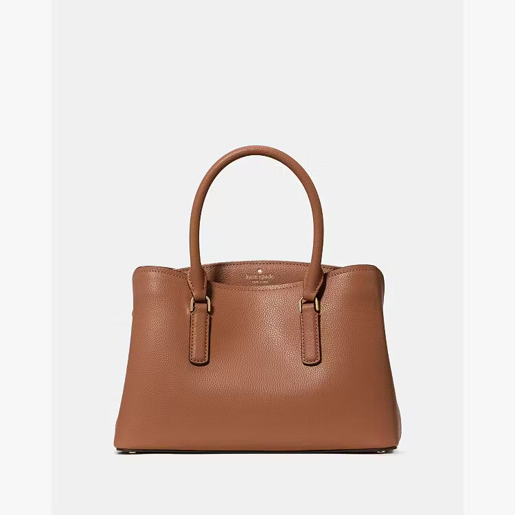 ♠️kate spade Thompson Street Pebbled Leather Small Crossbody Satchel Bag, Warm Gingerbread NWT