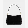 ♠️kate spade Margot Faux Fur Medium Crossbody Shoulder Bag, Black NWT
