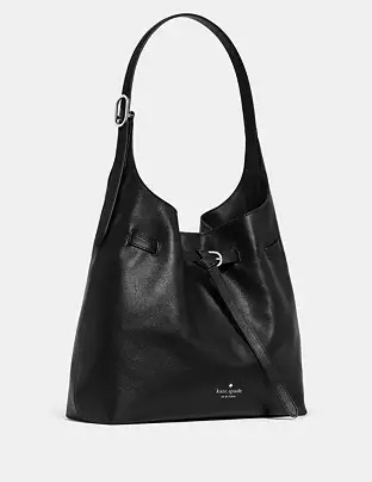 ♠️kate spade 454 Belted Large Shoulder Bag, Black NWT