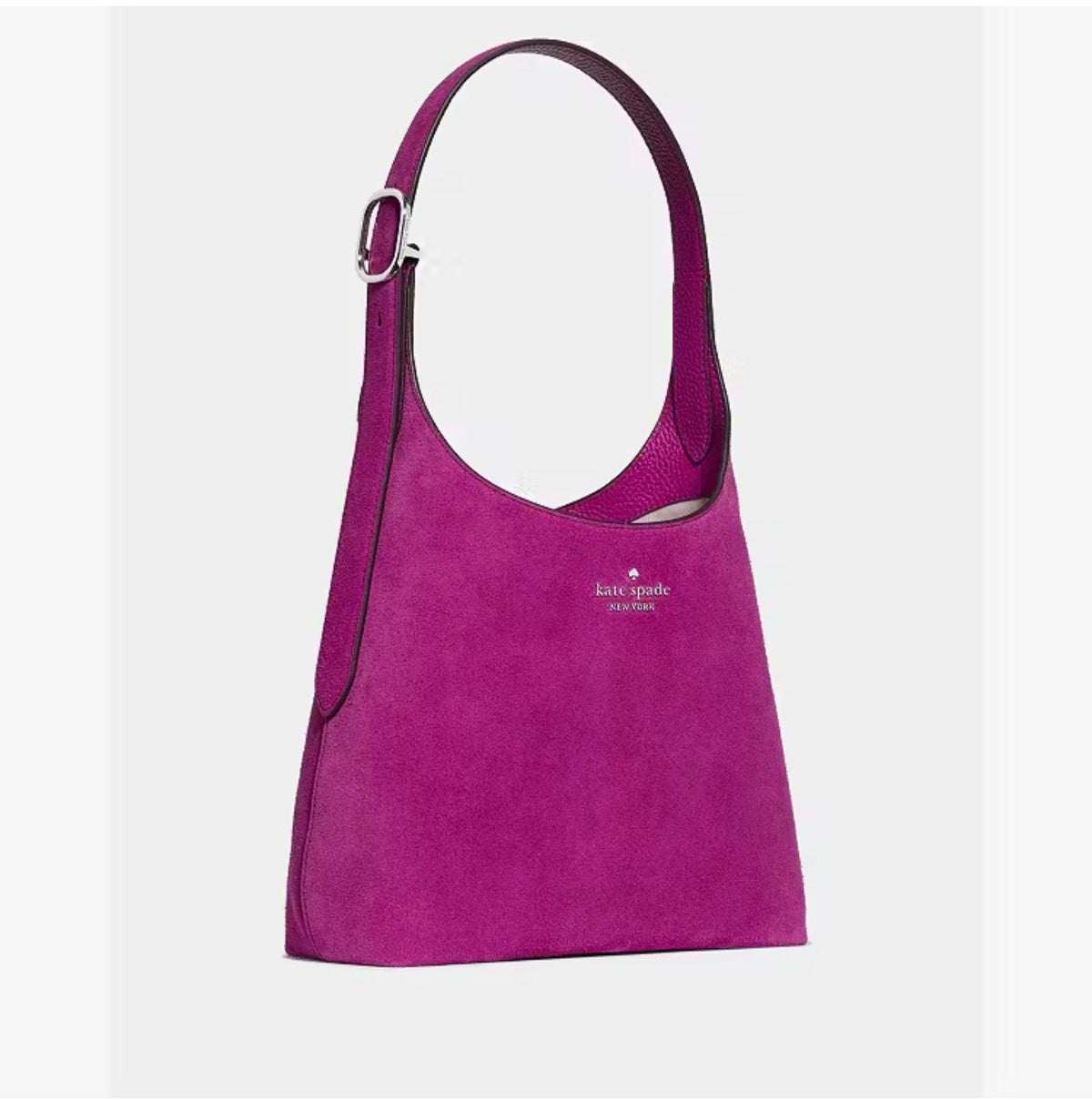 ♠️kate spade 454 Suede Small Shoulder Bag, Beet, NWT
