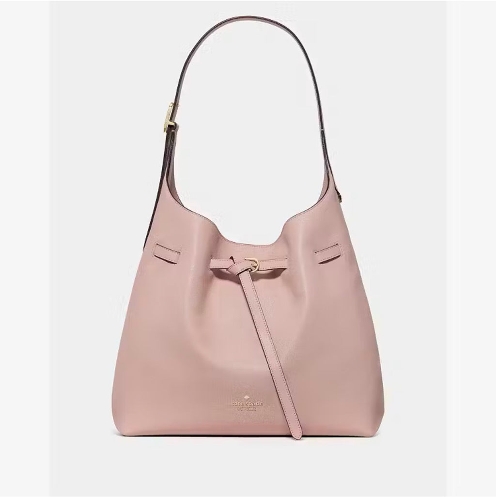♠️kate spade 454 Belted Large Shoulder Bag, Rose Smoke NWT