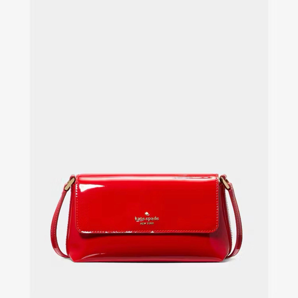 ♠️kate spade Gwen Patent Crossbody Bag, KS Bright Red NWT