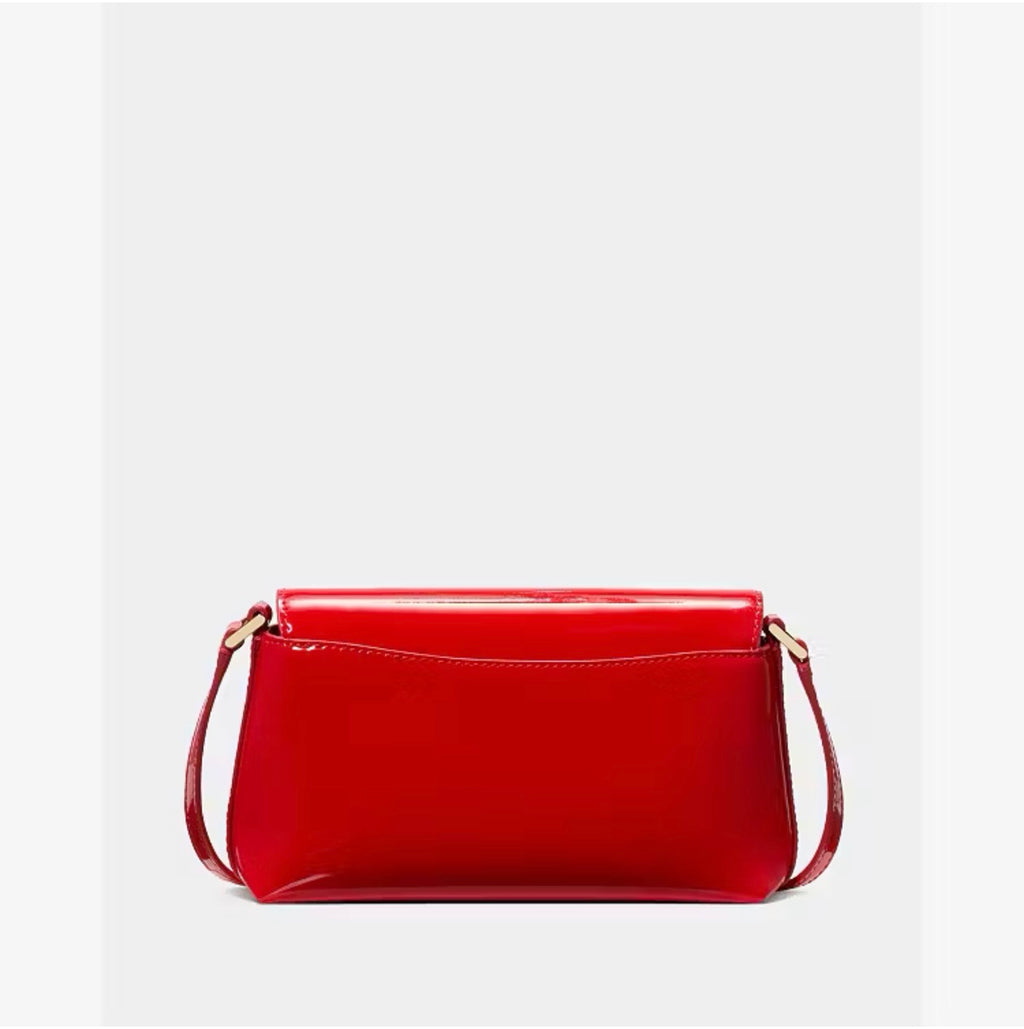 ♠️kate spade Gwen Patent Crossbody Bag, KS Bright Red NWT