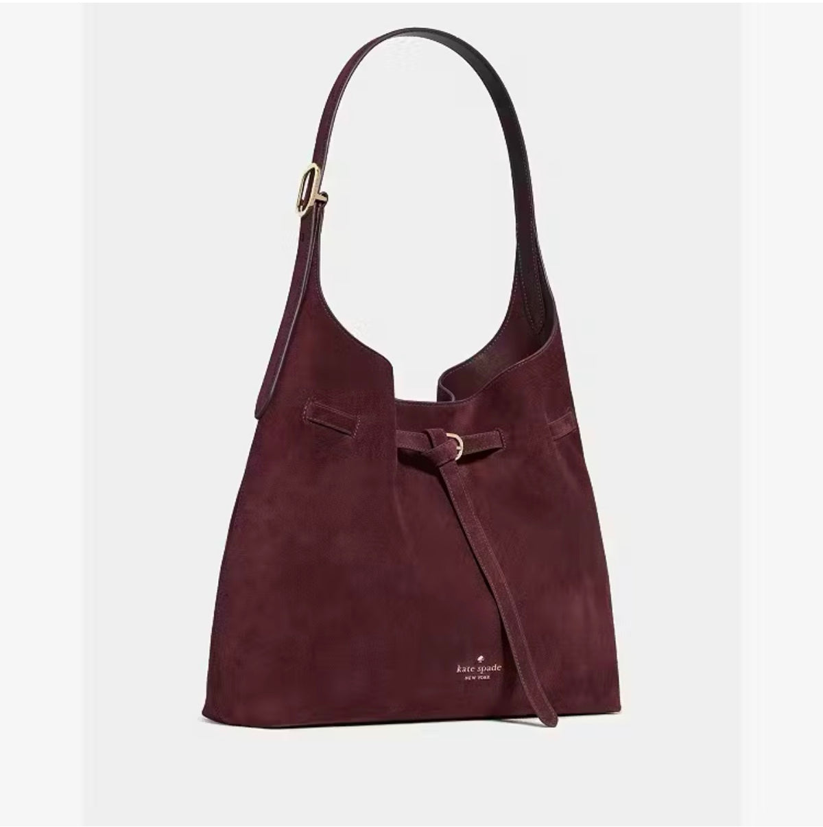 ♠️kate spade 454 Belted Large Shoulder Bag, Grenache NWT