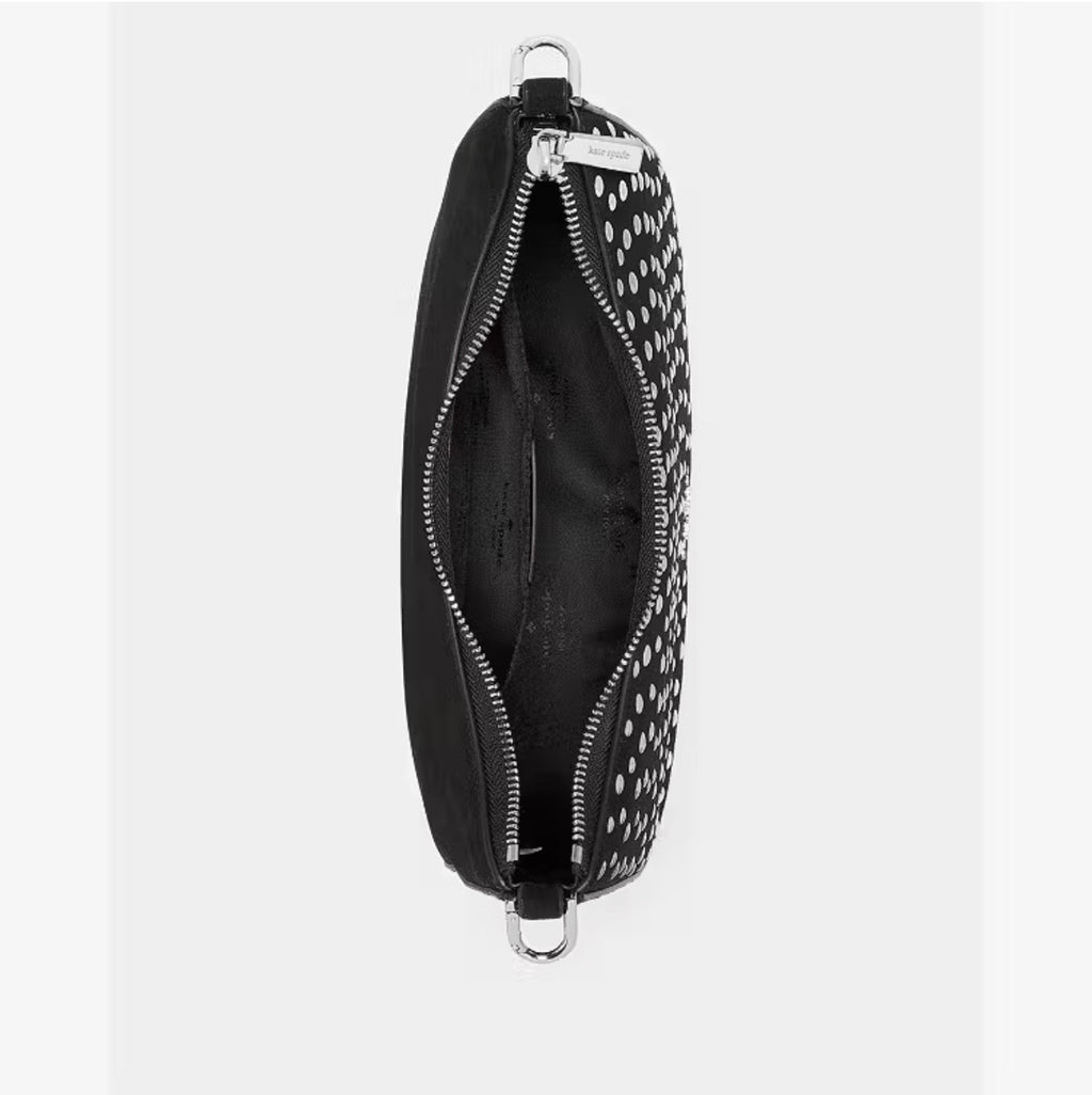 ♠️kate spade Margot Studded Medium Shoulder Crossbody Bag, Black Multi NWT