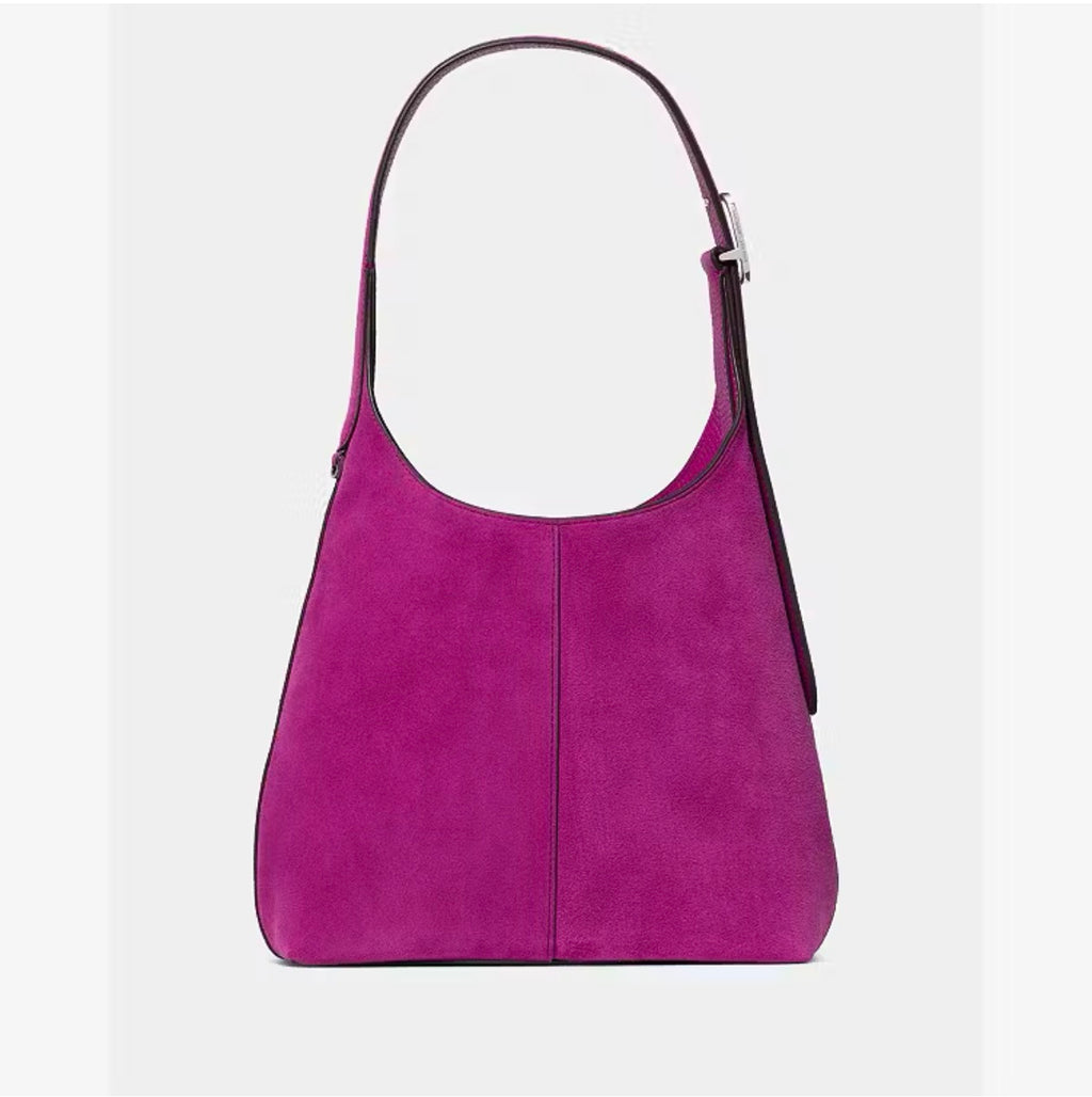 ♠️kate spade 454 Suede Small Shoulder Bag, Beet, NWT