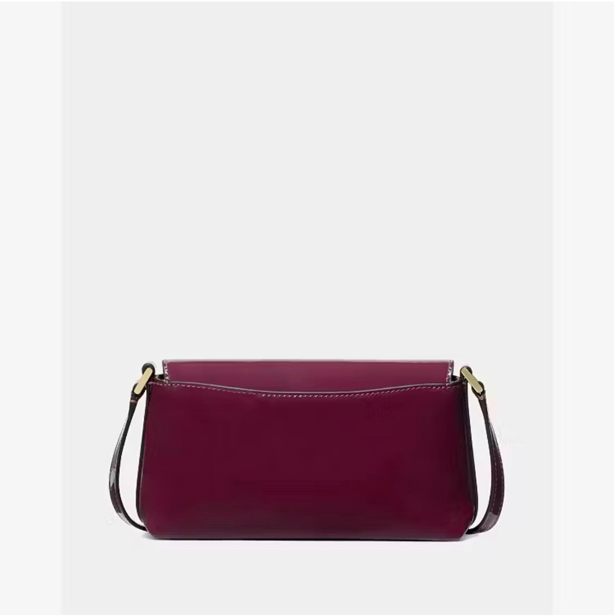 ♠️kate spade Gwen Patent Crossbody Bag, Deep Cherry NWT