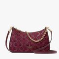 ♠️kate spade Flower Embroidered Convertible Crossbody Bag, Dark Merlot NEW NWT
