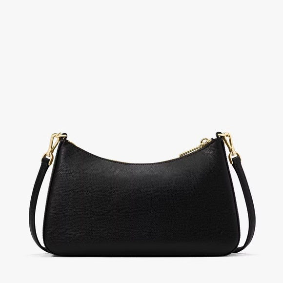 ♠️kate spade Flower Embroidered Convertible Crossbody Bag, Black NEW NWT