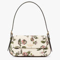 ♠️kate spade Madison Forest Blooms Floral Small Flap Shoulder Bag, Meringue NWT