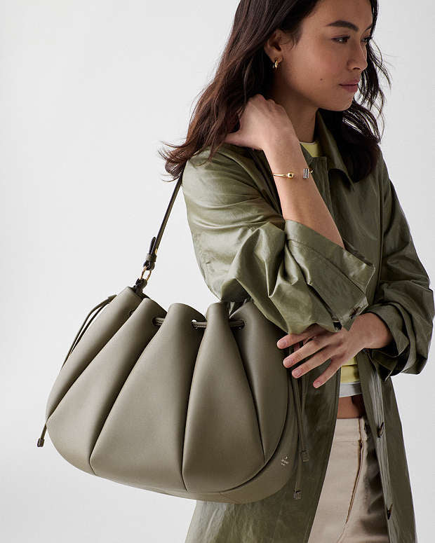 ♠️kate spade Pinch Shoulder Bag, Oyster Shell NWT