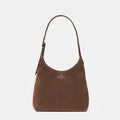 ♠️kate spade 454 Suede Small Shoulder Bag, Hot Fudge Chocolate Brown NWT