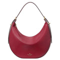 ♠️kate spade Nova Smooth Leather Large Crescent Shoulder Bag, Red Jam NWT