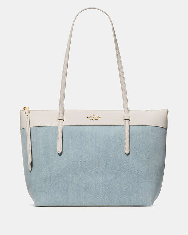 ♠️kate spade All Day Denim Tote Bag, Blue Multi