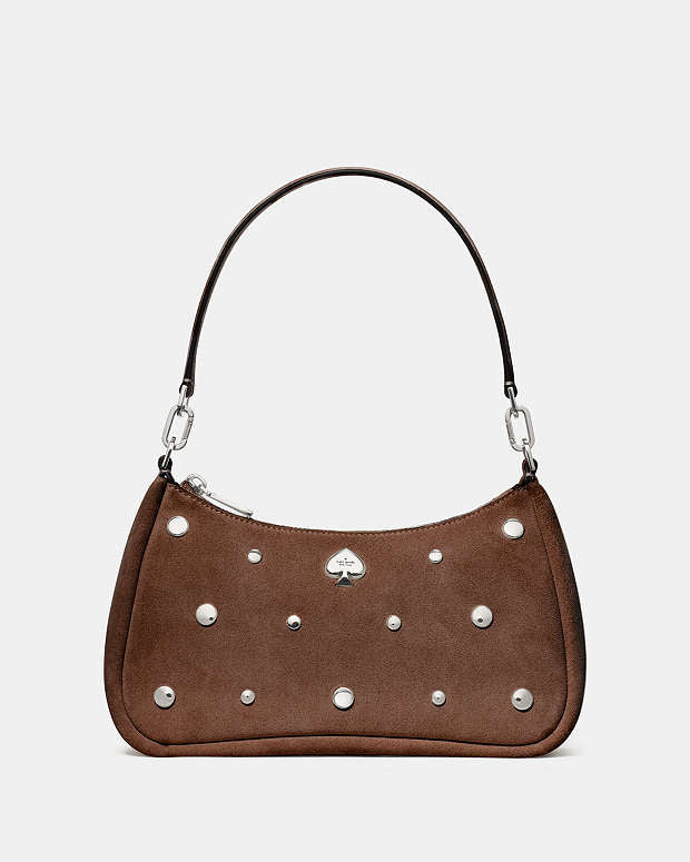 ♠️kate spade Kayla Suede Studs Small Convertible Shoulder Bag, NWT