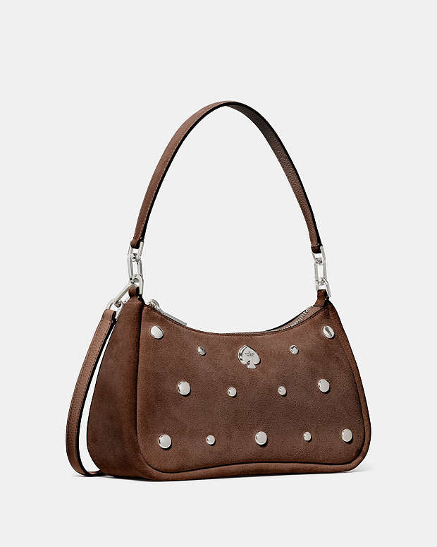 ♠️kate spade Kayla Suede Studs Small Convertible Shoulder Bag, NWT