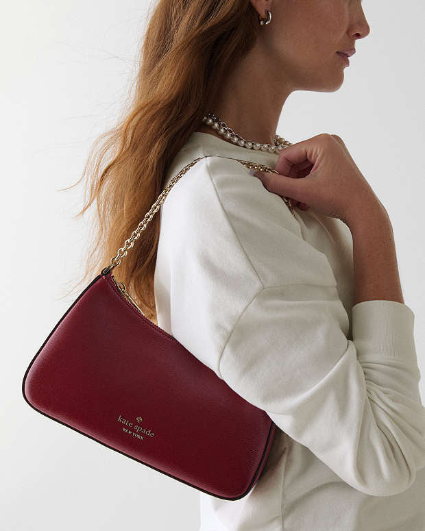 ♠️kate spade Margot Textured Patent Leather Convertible Crossbody, NWT