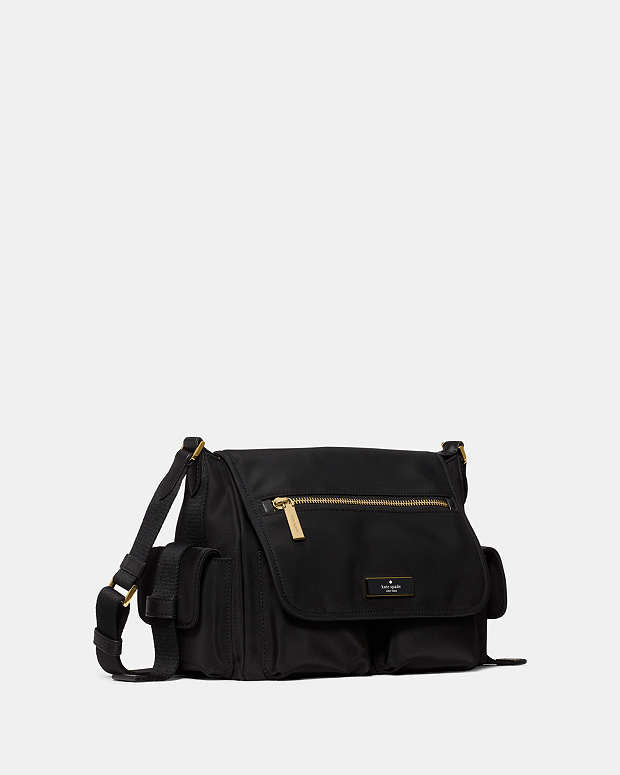 ♠️kate spade Carter Ksnyl Cargo Messenger Bag, NWT