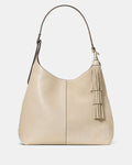 ♠️kate spade 454 Suede Fringe Large Shoulder Bag, Light Sand NWT