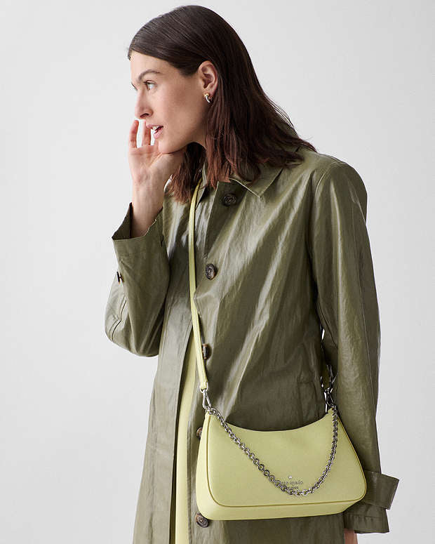 ♠️kate spade Margot Textured Patent Leather Convertible Crossbody, NWT