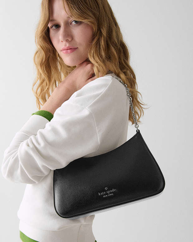 ♠️kate spade Margot Textured Patent Leather Convertible Crossbody, NWT