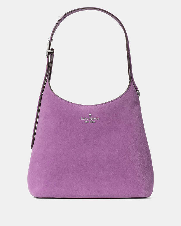 ♠️kate spade 454 Suede Small Shoulder Bag, Wisteria NWT