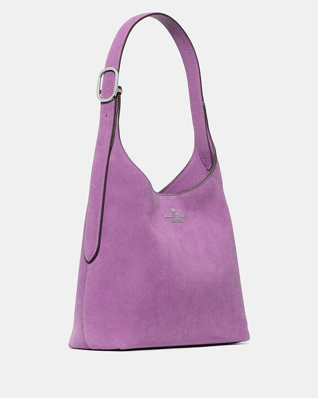 ♠️kate spade 454 Suede Small Shoulder Bag, Wisteria NWT