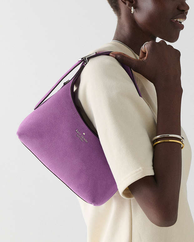 ♠️kate spade 454 Suede Mini Crossbody, Wisteria NWT