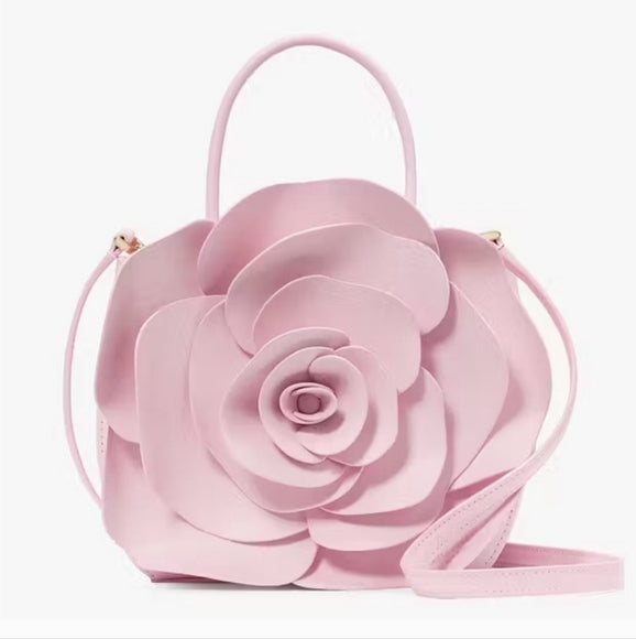 ♠️kate spade Flora 3D Rose Crossbody, Pink Horizon NWT