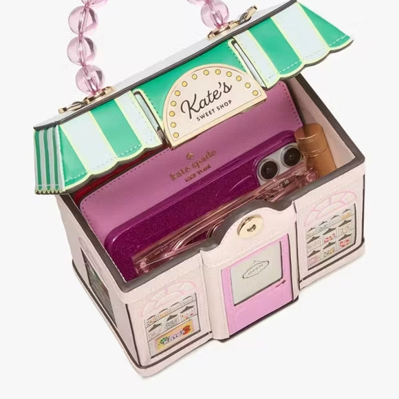 ♠️kate spade Treat Yourself 3D Candy Shop Crossbody, Pink Multi