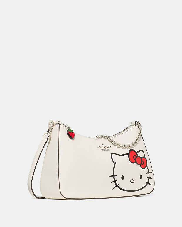 ♠️kate spade Hello Kitty And Friends X Kate Spade New York Crossbody Bag with Hello Kitty, Cream Multi NWT