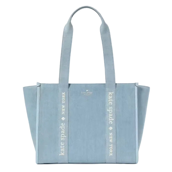 ♠️kate spade Kip Denim Large Tote, NWT