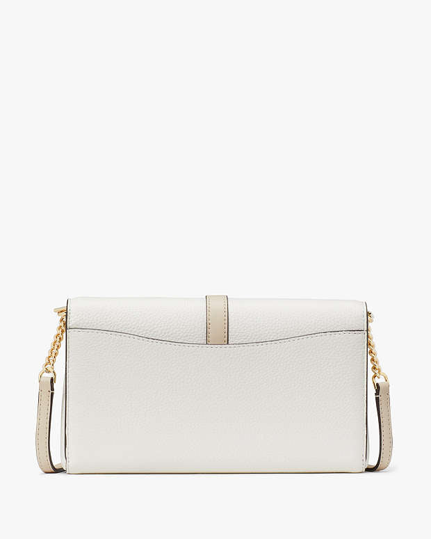 ♠️kate spade Knott Colorblocked Flap Chain Crossbody, Light Cream Multi NWT