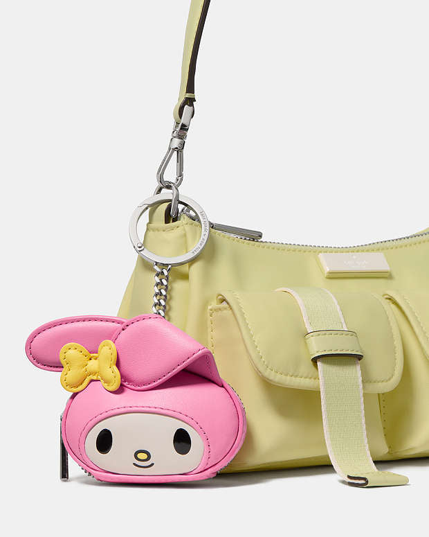 ♠️kate spade Hello Kitty And Friends X Kate Spade New York 3D My Melody Bag Charm, Pink Multi NWT
