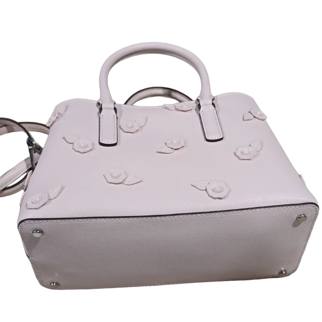 ♠️kate spade Thompson Street Floral Small Satchel Bag, Powdered Sugar NWT