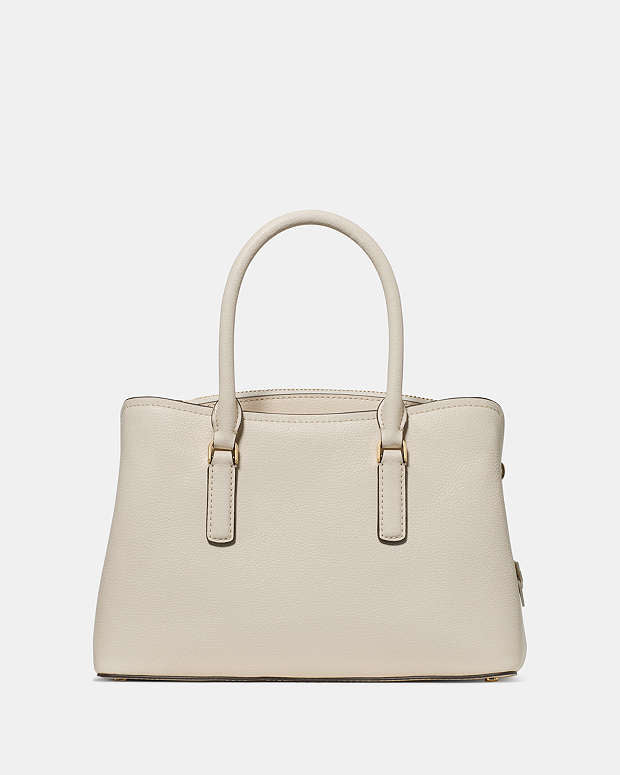 ♠️kate spade Thompson Street Floral Small Satchel Bag, Cashew Milk NWT