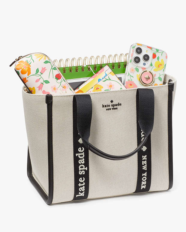 ♠️kate spade Kip Canvas Small Tote, NWT