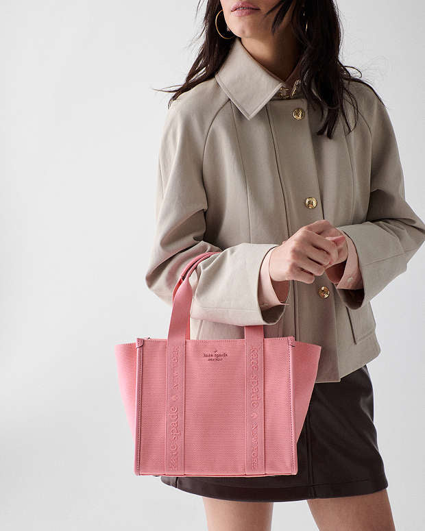 ♠️kate spade Kip Canvas Small Tote, NWT