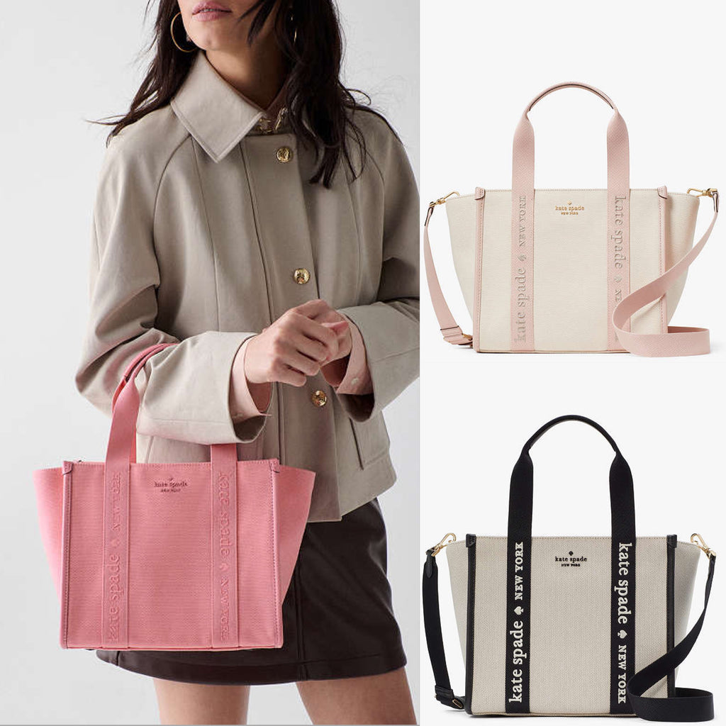 ♠️kate spade Kip Canvas Small Tote, NWT
