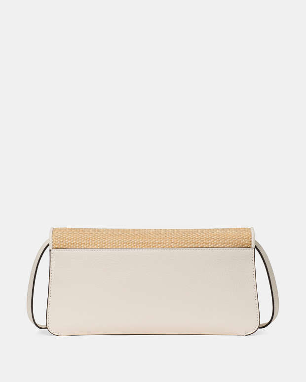 ♠️kate spade Ivy Straw Crossbody Bag, Natural Multi NWT